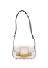 Small V-Logo Chain Bag, &pound;695, Handbags, White, Leather, Front view